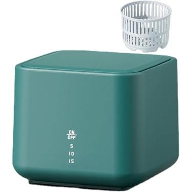 Imagem de Mini máquina de lavar, máquina de lavar compacta para roupas íntimas ou itens pequenos, apartamento, dormitório, camping, lavanderia de viagem para trailers, verde