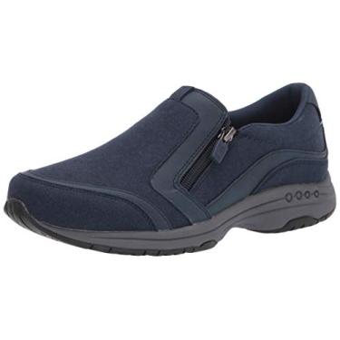 Imagem de Easy Spirit Tênis feminino Thallow 2 Side Zip, Azul 400, 9.5 Wide