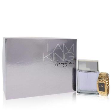 Imagem de Perfume Masculino Sean John I Am King - Kit Presente 100 Ml Eau De Toilette + Watch