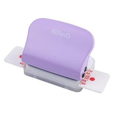 Imagem de Perfurador de Papel Portátil Com 6 Furos, Perfurador de Metal, Capacidade de 5 Folhas, 6Mm Para A4 A5 B5, Notebook, Scrapbook, Diário, Planejador