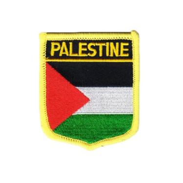 Imagem de Ruoming 1 PÇ Patch de bandeira da Palestina bordado a ferro ou costurado, tático, militar, palestina nacional (Palestina)