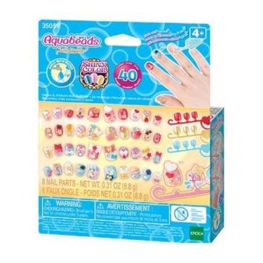 Imagem de Kit Aquabeads Refil Nail Studio Hearts e Ribbons - Epoch