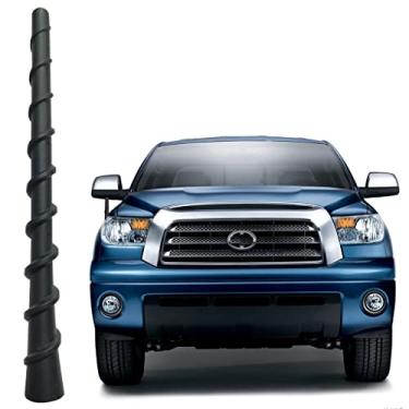 Imagem de Antena curta para Toyota Tundra (2000-2020) 2021 2022 2023, Toyota Tacoma (1996-2015), acessórios de substituição de antena de caminhonete de carro flexível espiral de 7 polegadas