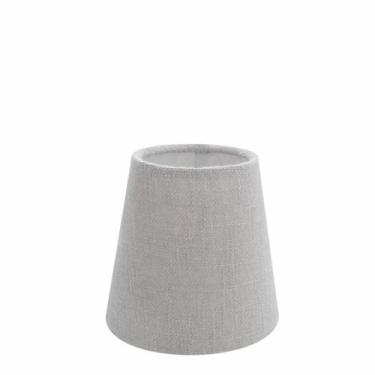 Imagem de Cúpula em tecido cone abajur luminária cp-2004 14/08x13cm rustico cinz