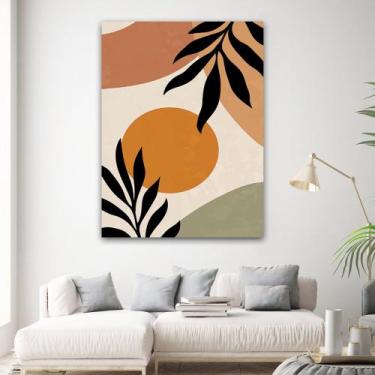 Imagem de Quadro Decorativo sala Flores minimalista 60x40 Quadro Quarto Hall Coz