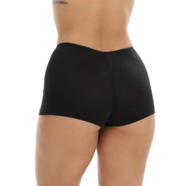 Imagem de Short Íntimo Preto Fristyle Shortinho Segunda Pele Feminino Adulto, GG