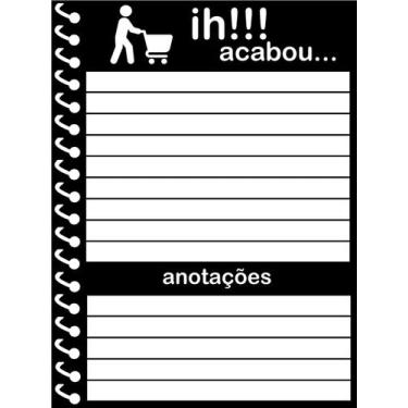 Imagem de Planner - Ímã De Geladeira Porta Recados - Anotações - Intempo Design