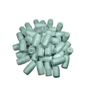 Imagem de Boia Isopor Nº 2 ( Cor Branca ) Pacote Com 100 Pçs P/ Rede de Pesca - 