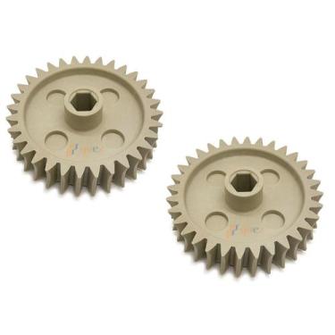 Imagem de Kit 2 Engrenagens 32 dentes nylon para cilindro de massas elétrico AND