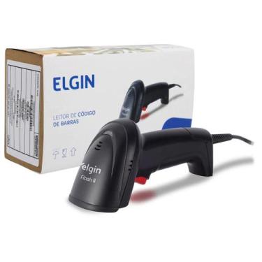 Imagem de Leitor Código Barras 1D Elgin Flash Ii, Usb, Linear Imager,