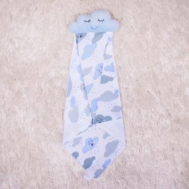 Imagem de Naninha Bebê Safari Bichinhos Fofos de Pelúcia Com Prendedor de Chupet