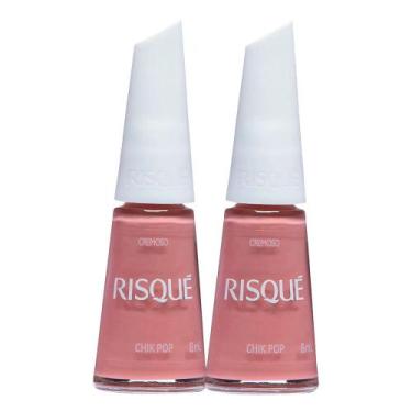 Imagem de Kit 2 Esmalte Risqué Cor Chick Pop 8ml