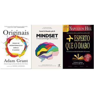 Imagem de kit 3 livros Originais + Mindset + Mais esperto que o Diabo - Objetiva