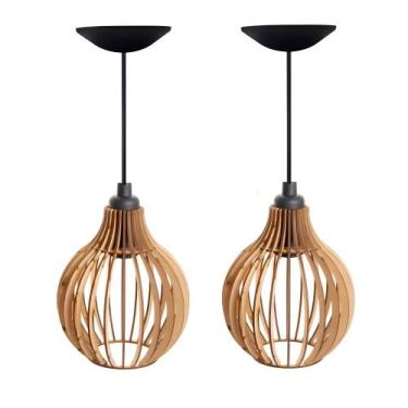 Imagem de Kit 02 Pendentes De Teto Para Cozinha Area Gourmet Moderna - Tayshop