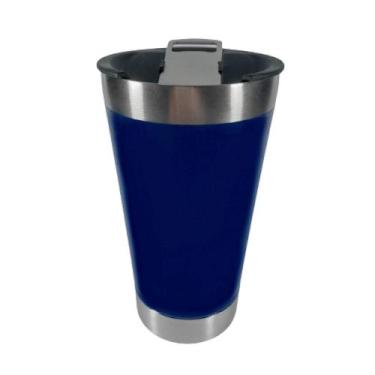 Imagem de Copo Térmico com Tampa - Q6N, Azul