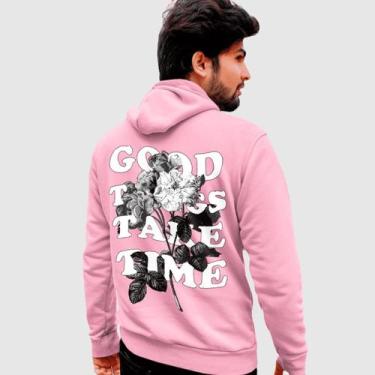 Imagem de Blusa Moletom Genuine Grit Masculina Estampada Algodão 30.1 Good Thing