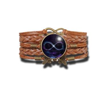 Imagem de Pulseira Feminina Símbolo do Infinito Ajustável - RECANTO ASTRAL