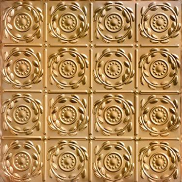 Imagem de Shanko SKPC208-lnop-24x24-N-6 Crowning Glory telha de metal gravada para pregos (24 m²), Lincoln Copper, pacote com 6