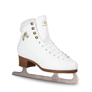 Imagem de Botas - Modelo: Stella/Feito na Europa (República Tcheca) / Patins de gelo para meninas, crianças/Nicole Blades/Cor: Branco, Tamanho: Junior 2