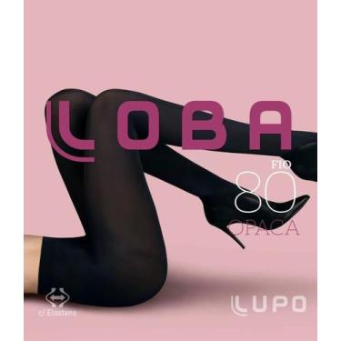 Imagem de Meia Calça Loba Fio 80 Opaca - Lupo, Preto, M