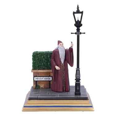 Imagem de Nemesis Now Estatueta iluminada de Harry Potter Privet Drive 18,5 cm, resina, mercadoria oficial de Harry Potter, lâmpada de cena Dumbledore, estatueta de Dumbledore, fundida na melhor resina,