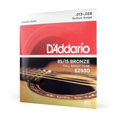 Imagem de Encordoamento Violão Aço .013 D'Addario Bronze 85/15 EZ930 - D addario