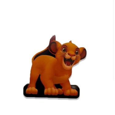 Imagem de Personagem MDF Simba Filhote - Contém 1 unidade unidades - Rizzo - Deb