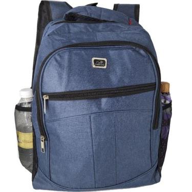 Imagem de Mochila Escolar Juvenil Masculina XRQ984 - plat1, azul