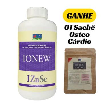 Imagem de Ionew Anew 240 caps + 01 Sachê Osteo Cardio Anew