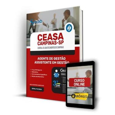 Imagem de Apostila CEASA Campinas - SP 2024 - Agente de Gestão - Assistente em G