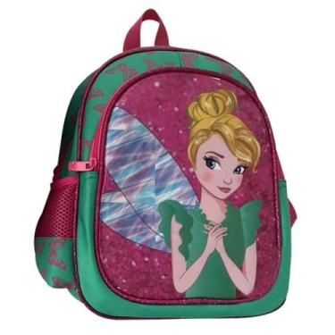 Imagem de Mochila De Costas Escolar Infantil Fada Princesa Menina - Yepp, Verde,