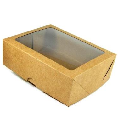 Imagem de Caixa Para Presente Doces Trufas 19x15x6 Kraft 20 Un - Salvo Embalagen