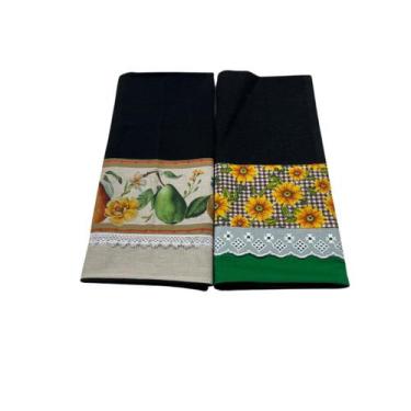 Imagem de Pano de Prato Sacaria Premium 50x75cm / Pano de prato Sacaria Pé de Ga