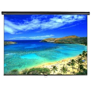 Imagem de Tela de Projeção Retrátil Standard Tahiti 1:1 QD 111 Polegadas 2,00 m 