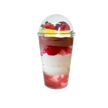 Imagem de Copo bolha acrílico 400 ml transparente lsc toys