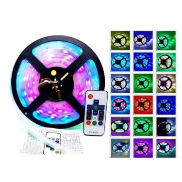 Imagem de Fita Led Digital 2811 Rgb C/controle de 358 modes  30led sem fonte - A