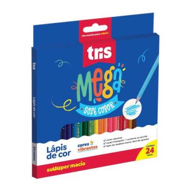 Imagem de Lápis de Cor Tris Mega Soft Color 24 Cores