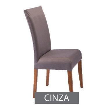 Imagem de Kit 2 Capas De Cadeira Malha Gel Elástica Para Sala Cozinha - INGRID B