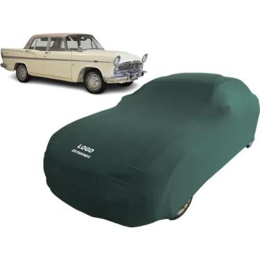 Imagem de Capa De Tecido Para Carro Colecionador Simca Chambord Tufão - Mz, Verd