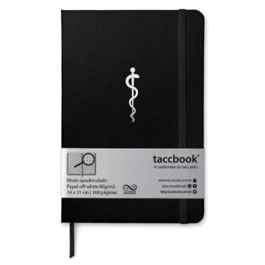 Imagem de Caderno Quadriculado taccbook símbolo medicina 14x21 Ríg.