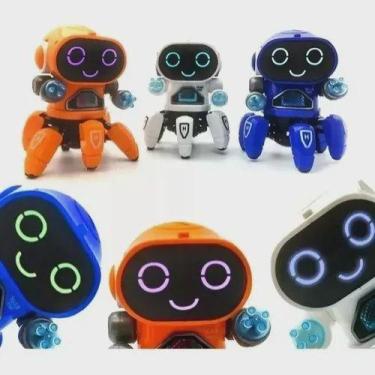 Imagem de Boneco Eletrônico Robô Genext Com Luz E Som Brinquedo Pilha e muito di