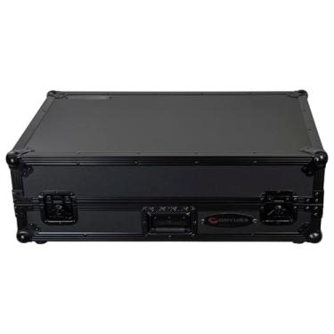 Imagem de Odyssey FZGSDDJGRV6W1BL Capa AlphaTheta DDJ-GRV6 em preto com espaço de rack 1U e plataforma deslizante patenteada