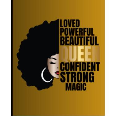 Imagem de QUEEN | LOVED | POWERFUL | BEAUTIFUL | CONFIDENT | STRONG | MAGIC Notebook