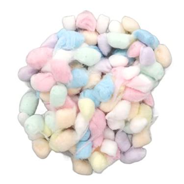 Imagem de Roupa de Cama Térmica para Hamster de Inverno - Bolas de Algodão Ouriço e Material de Nidificação Isolado para Hamsters Sírios - Calor Aconchegante e Conforto para Clima Frio