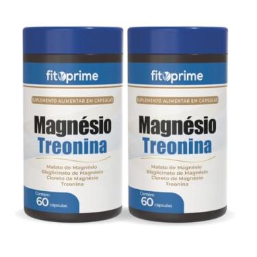 Imagem de KIT2 Magnésio Treonina 500mg 60 Cápsulas