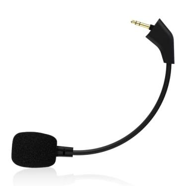 Imagem de Arzweyk Microfone de substituição Cloud II Mic Boom compatível com Kingston HyperX Cloud 2 II 1ª versão com fio, Cloud X, CloudX Core, Cloud Pro Gaming Headsets para PS5, PS4, Xbox One, Nintendo