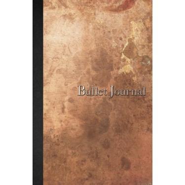 Imagem de Bullet Journal: Watercolor and Marble - Copper - Notebook Dotted Grid - 110 pages (5.5 x 8.5) soft cover glossy finish - journal, planner, organizer, dot point