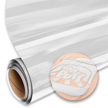 Imagem de Siser Easy Puff Htv 11,8"X5Yd - Vinil de Transferência de Calor Puffy (Branco) - Compatível com Cortadores Cricut e Silhouette - Certificado Pela Cpsia