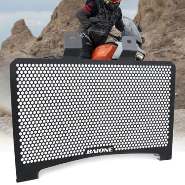 Imagem de Capa protetora de grade de proteção de radiador preta compatível com Harley Pan America1250 1250 S RA1250 S Special 1250 2021 2022 Rede de tanque de água de proteção do motor de alumínio para
