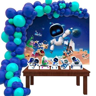 Imagem de Kit Decoração Festa de Aniversário Infantil Astro Bot Game Play
